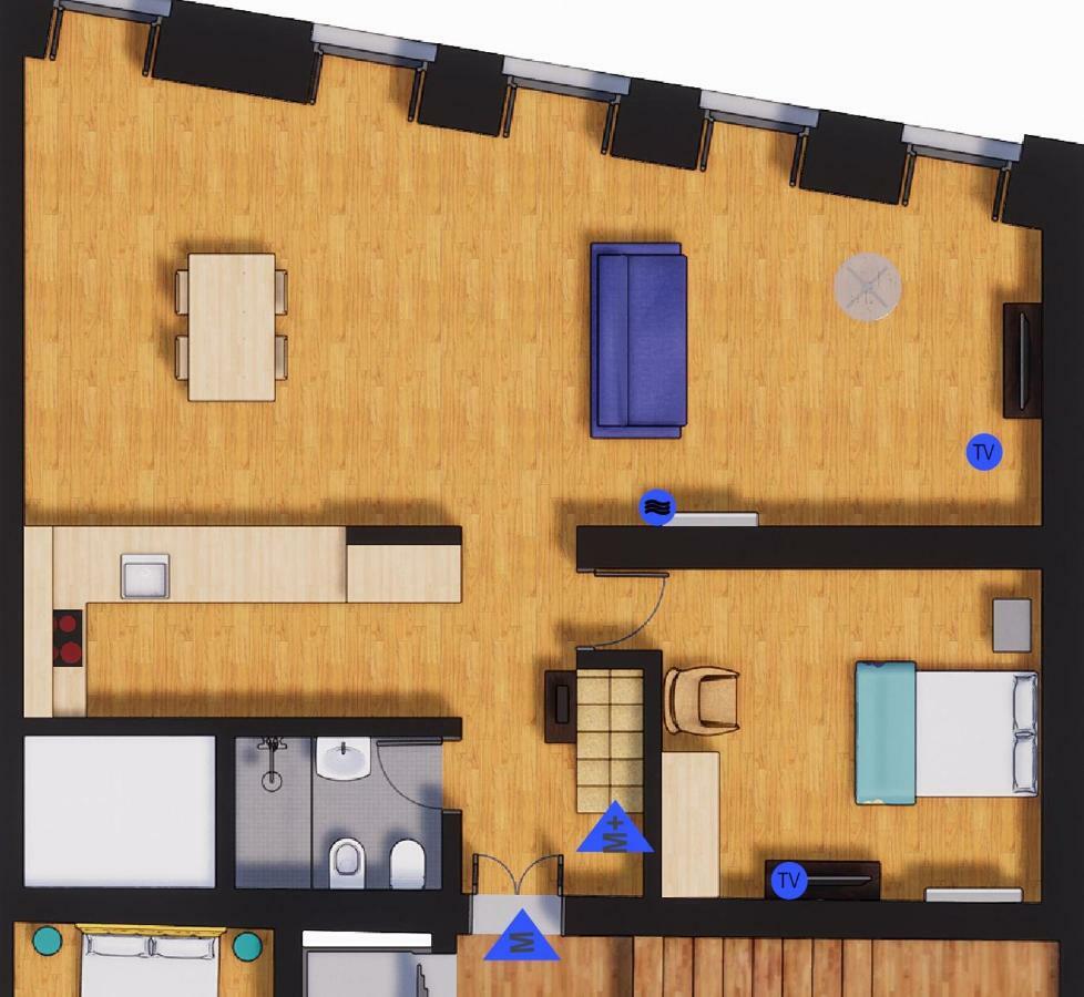 Apa M - Loft Guesthouse Jardim Das Maes Charming Viseu Luaran gambar